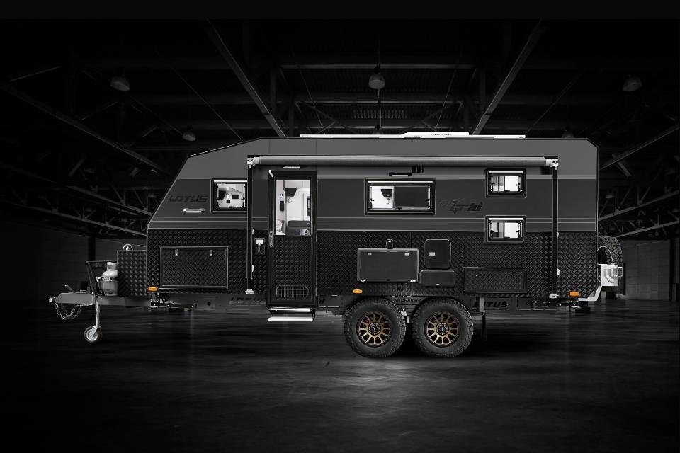 OFF GRID LOTUS Caravans Range rising sun townsville